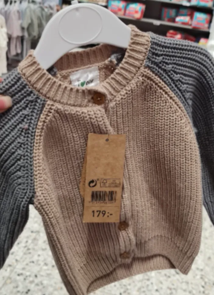 Cardigan för barn från I love eco